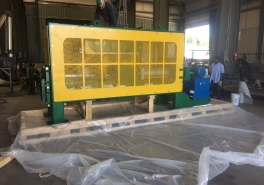 Machine on skid
