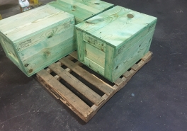 Wood Boxes- Treated Crate